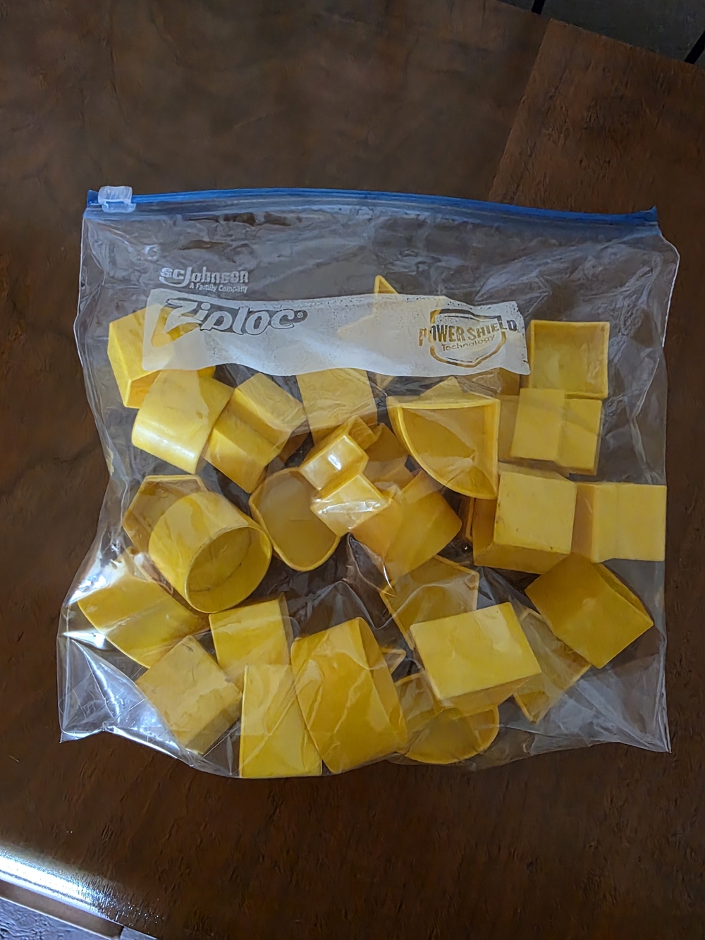 Tupperware Shape Sorter Pieces -